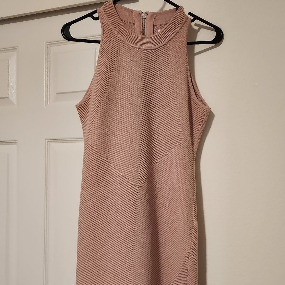Rebecca Minkoff Ribbed Sheath Dress - Medium